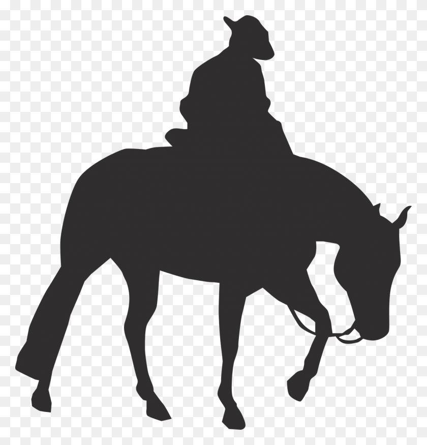 1225x1280 Horseback Riding Free Silhouette Westernpferd, Person, Human HD PNG Download