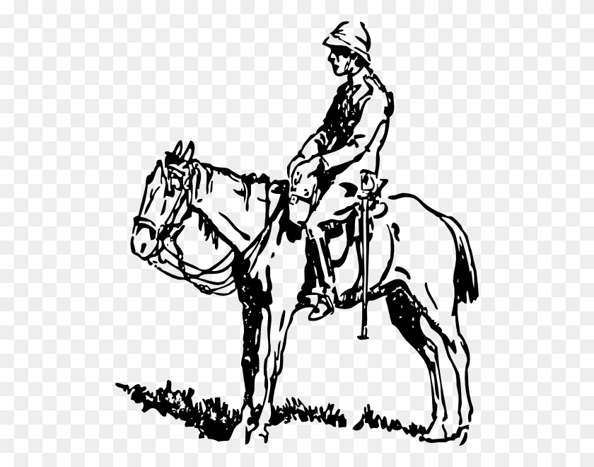 514x600 Horseman Rider Guy On Horse Drawing, Person, Human, Mammal HD PNG Download