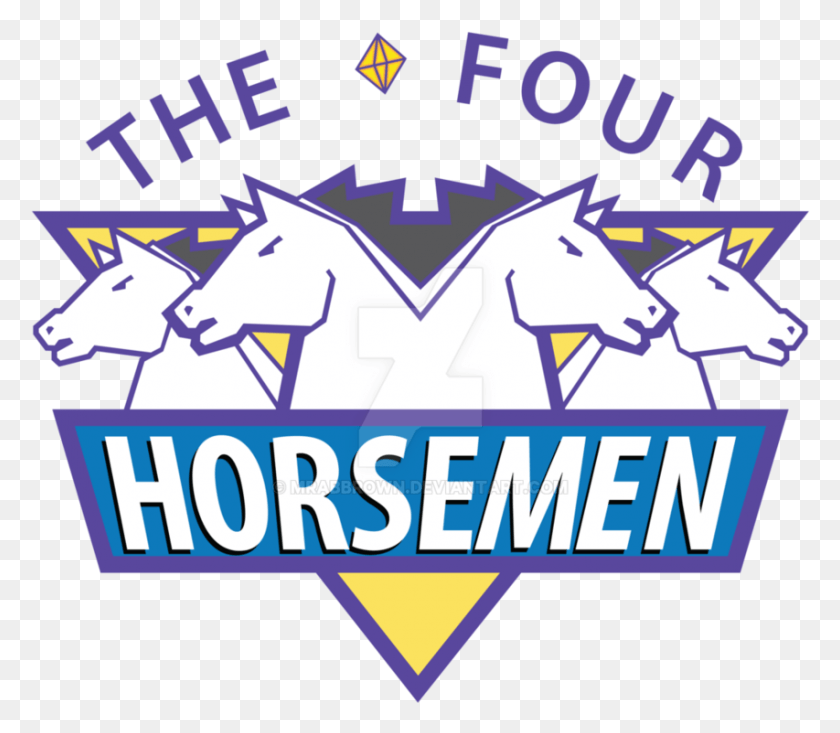 853x736 Horsemen Logo Four Horsemen Logo, Graphics, Poster HD PNG Download