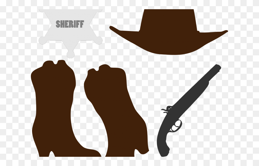 640x480 Horseshoe Clipart Western Roundup Cowboy Accessories, Clothing, Apparel, Cowboy Hat HD PNG Download