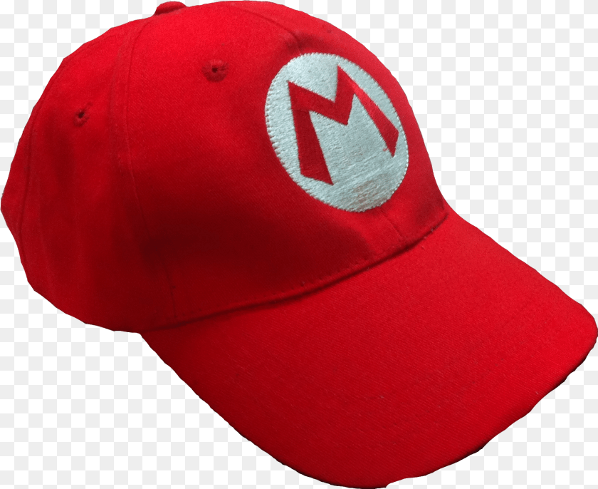 Hoshcof Wears A Mario Hat While Recording Wiki, Baseball Cap, Cap, Clothing Sticker PNG