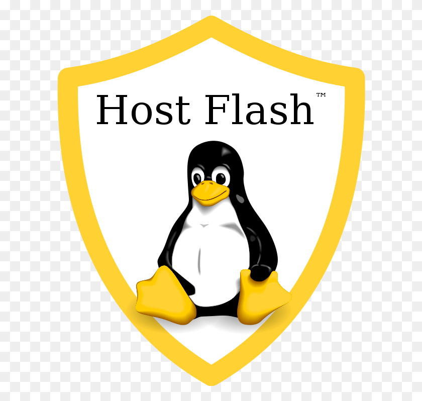 615x738 Descargar Png Host Flash Logo Simple Windows Mac Linux, Armor, Shield, Penguin Hd Png