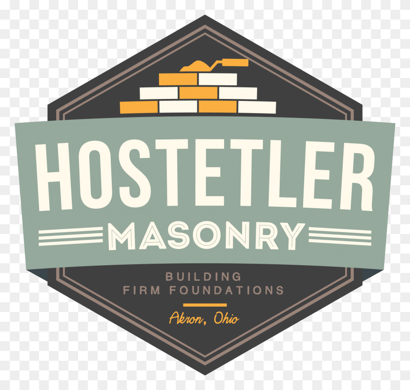 1734x1647 Вывеска Hostetler Masonry, Текст, Реклама, Плакат Hd Png Скачать