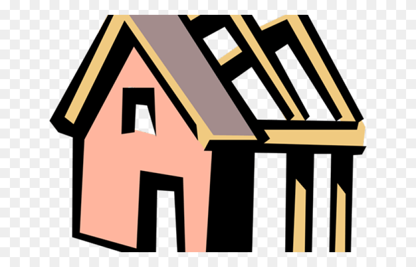 640x480 Hosue Clipart House Frame Clip Art, Building, Housing, Urban HD PNG Download