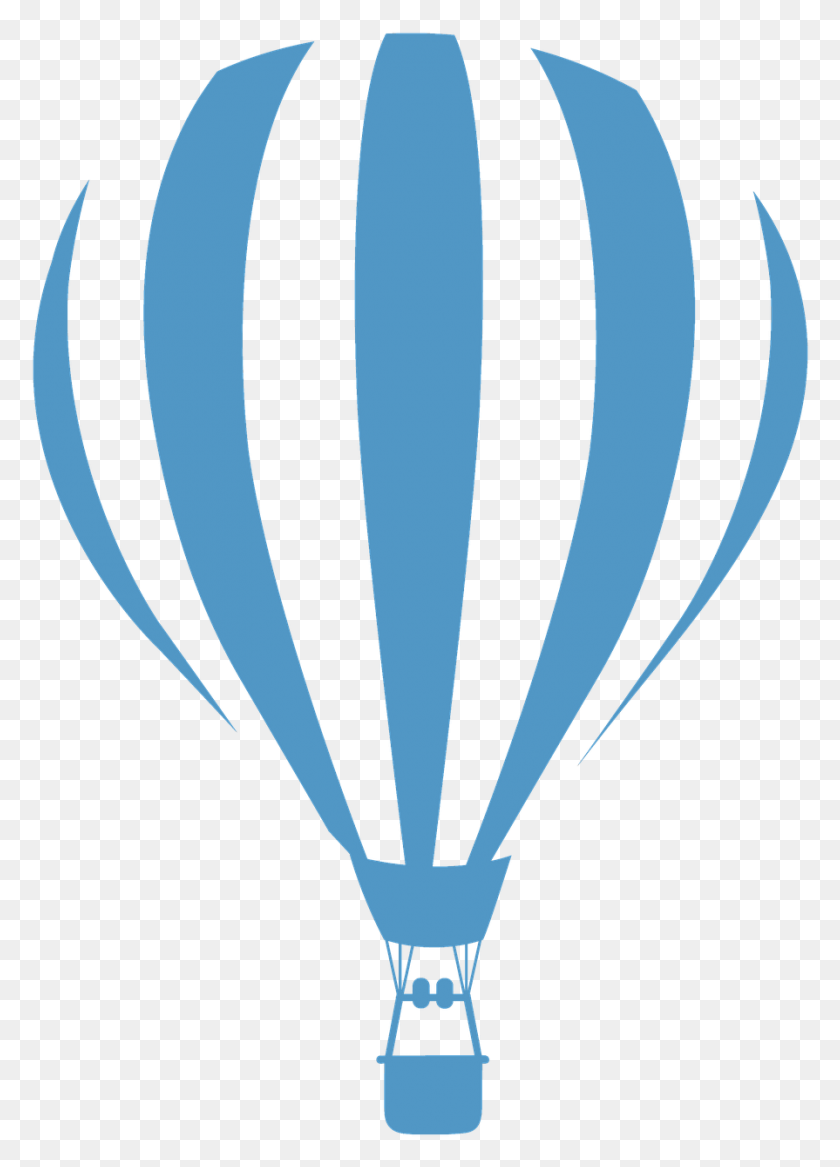 895x1271 Hot Air Balloon Balloon Blue Image Hot Air Balloon Blue, Hot Air Balloon, Aircraft, Vehicle HD PNG Download