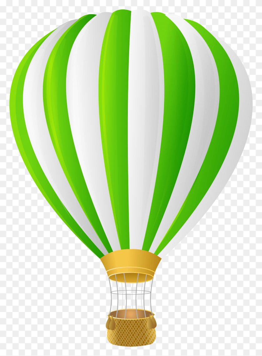 5700x7904 Hot Air Balloon Clip Art Green Hot Air Balloon, Ball, Hot Air Balloon, Aircraft HD PNG Download