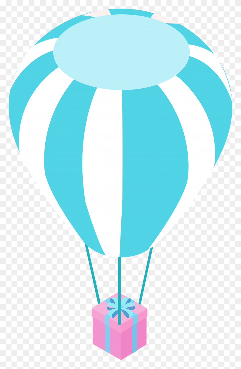 5015x7887 Hot Air Balloon Gift Parachute Airdrop And Vector, Ball, Transportation, Vehicle HD PNG Download