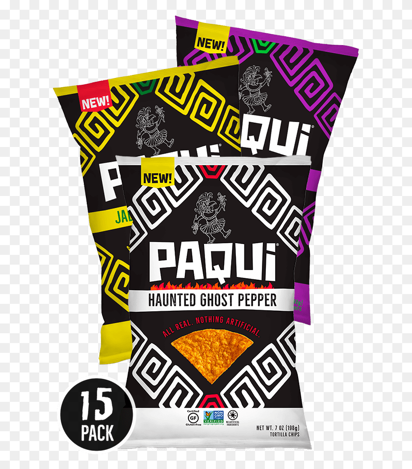 626x897 Descargar Png Hot Amp Spicy Variety 15 Pack Paqui Chips, Publicidad, Cartel, Flyer Hd Png