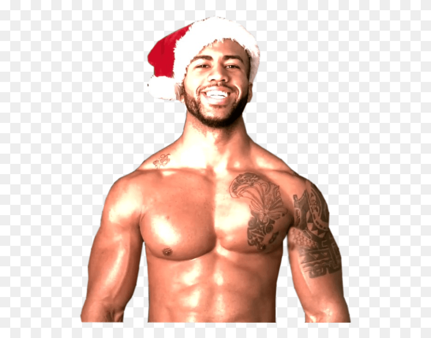 530x600 Hot Christmas Guy Barechested, Skin, Person, Human HD PNG Download