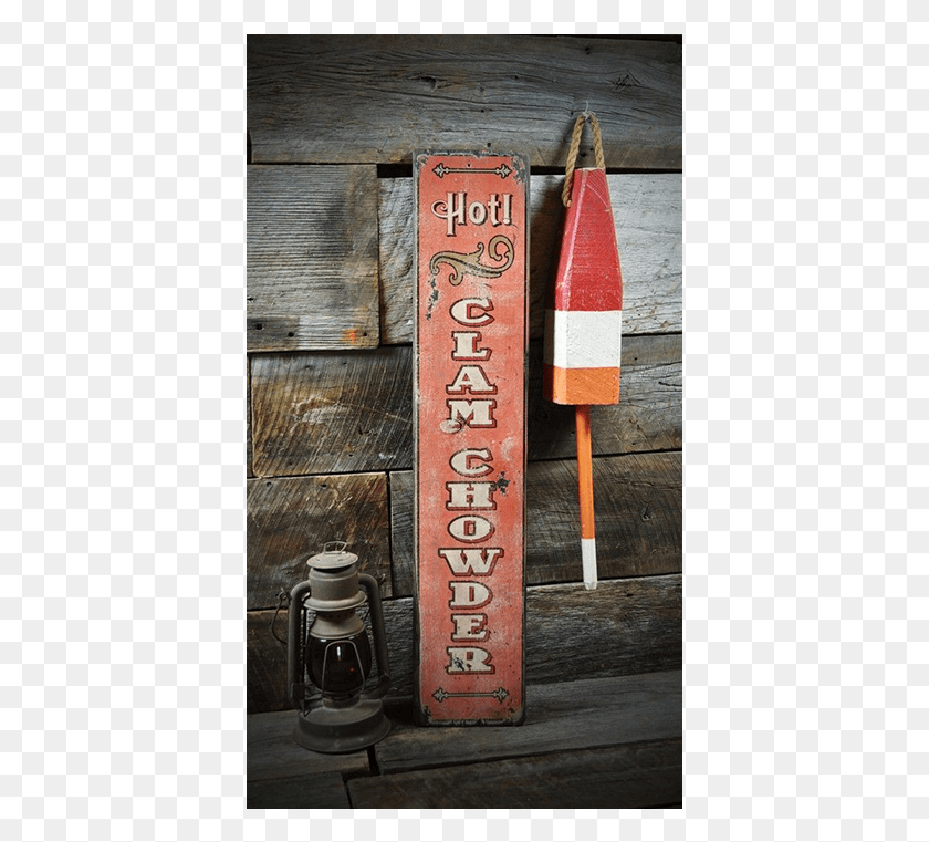 395x701 Hot Clam Chowder Sign Banner, Symbol, Text HD PNG Download
