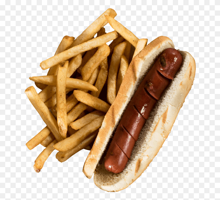 656x706 Hot Diggity Dog Wild Wing, Hot Dog, Food, Fries HD PNG Download