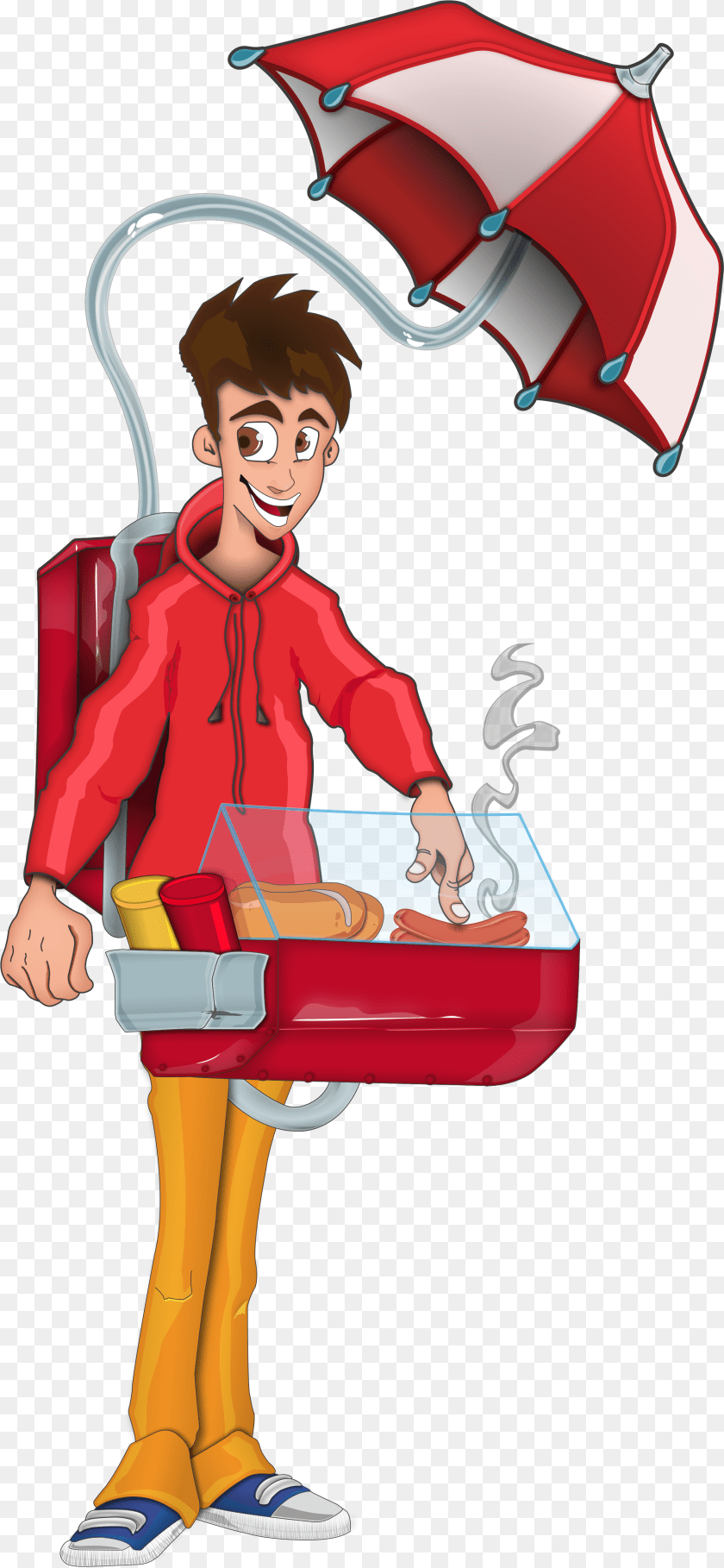 2349x5083 Hot Dog, Boy, Child, Male, Person Transparent PNG