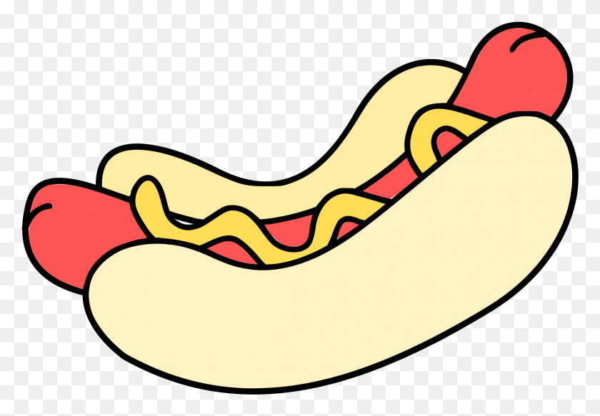 2249x1509 Hot Dog Bun Food Lunch Meat Bread Sausage Snack Hot Dog Clip Art HD PNG Download