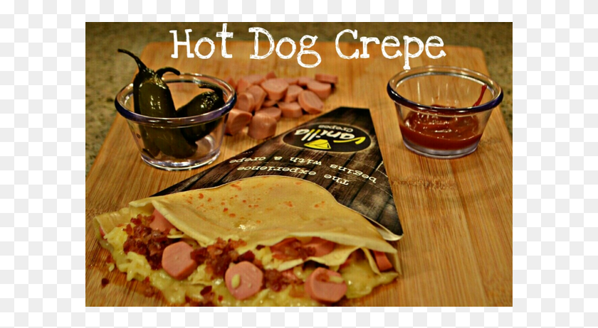 601x402 Hot Dog Crepe, Bread, Food, Pancake HD PNG Download