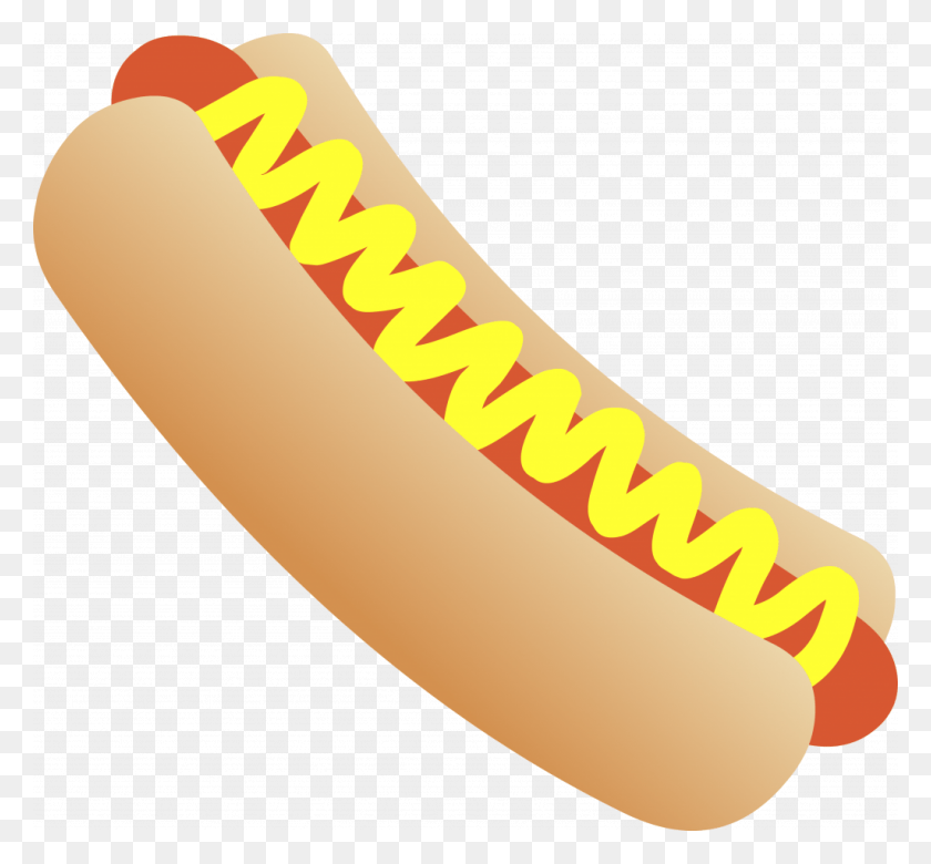 1024x946 Hot Dog Hotdog Vector Clipart Library 4th Of July Hot Dog Clip Art, Food HD PNG Download