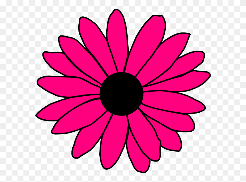 Gerbera daisy clip art - 🧡 Pink Daisy Png Clipart Image ... 