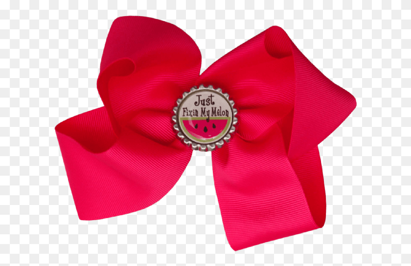 621x485 Hot Pink Fixin My Melon Bow Ribbon, Tie, Accessories, Accessory Descargar Hd Png