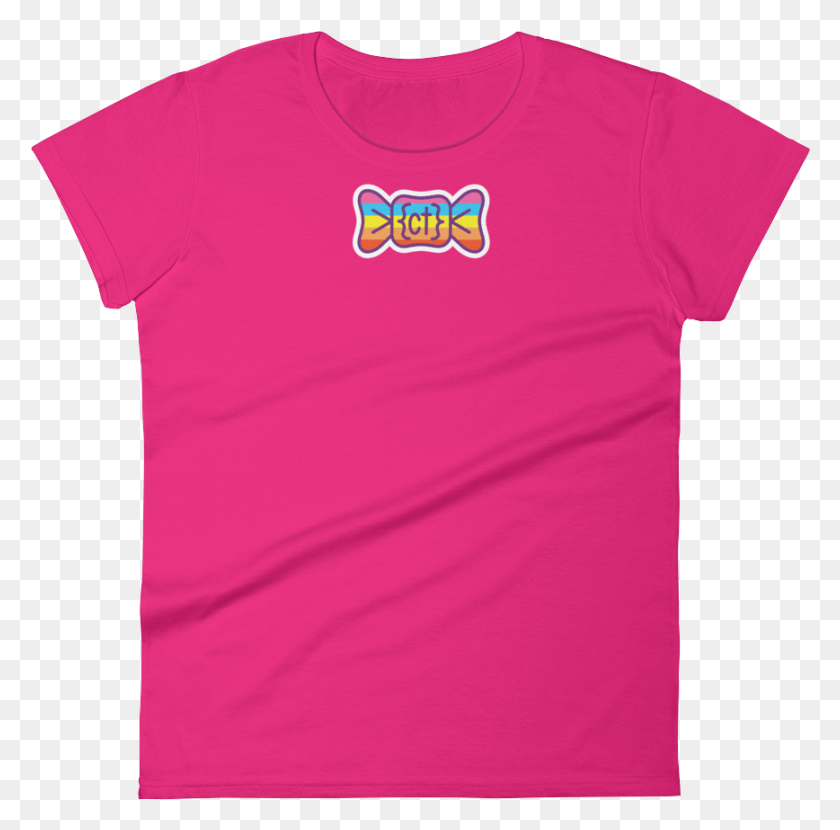 868x857 Hot Pink T Shirt, Clothing, Apparel, T-Shirt Descargar Hd Png