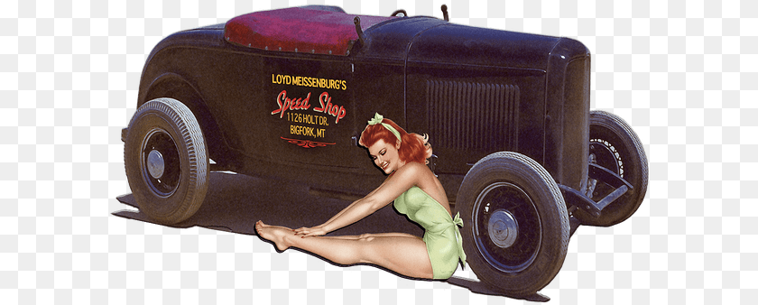 602x338 Hot Rod Pin Up Girl Transparent, Adult, Woman, Person, Female Clipart PNG