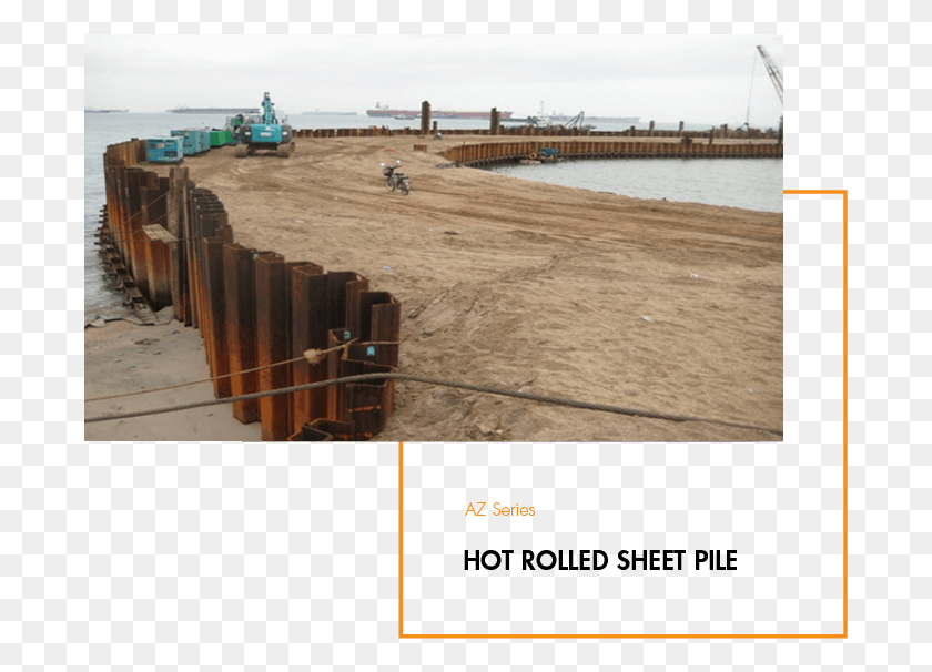 689x546 Hot Rolled Sheet Pile Img Sand, Wood, Water, Waterfront HD PNG Download