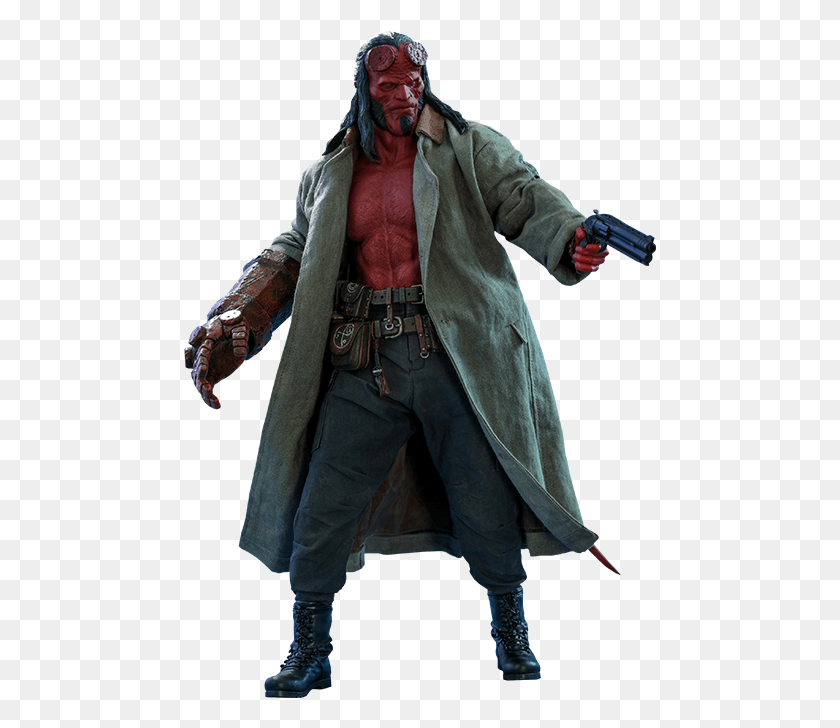 473x668 Hot Toys Hellboy Sixth Scale Figure Hellboy 2019 Hot Toys, Clothing, Apparel, Coat HD PNG Download