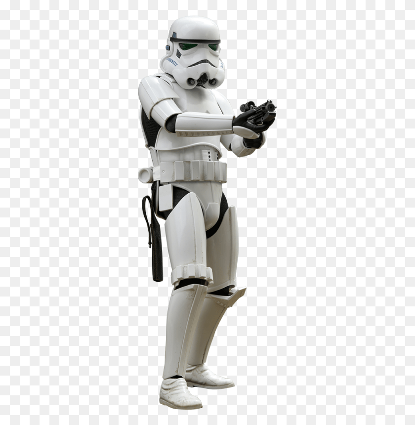 283x800 Hot Toys Star Wars Star Wars Hot Toys Mms 514 Stormtrooper, Robot, Toy, Helmet HD PNG Download