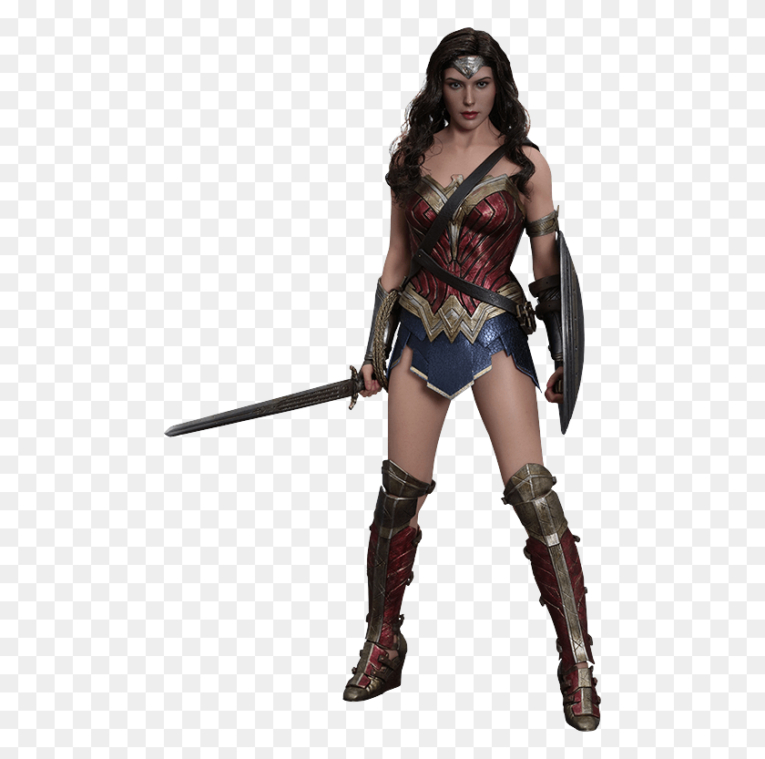 480x773 Hot Toys Wonder Woman Sixth Scale Figure Hot Toys Wonder Woman, Costume, Person, Human HD PNG Download