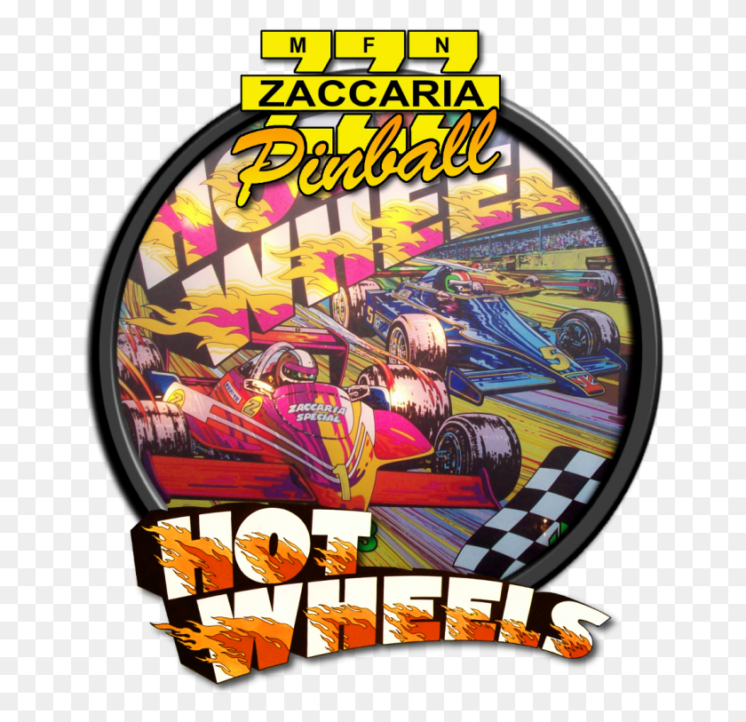 656x753 Hot Wheels Zaccaria Pinball, Poster, Advertisement HD PNG Download