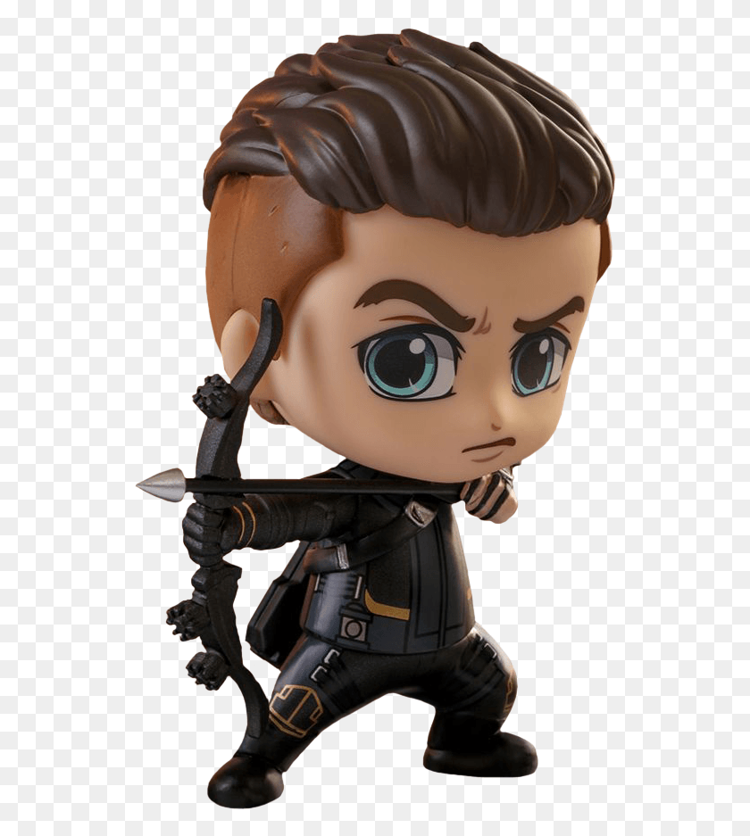540x877 Hotcosb Avengers Endgame Hawkeye Cosbaby Inch Hot Toys Clint Barton, Toy, Doll, Person HD PNG Download