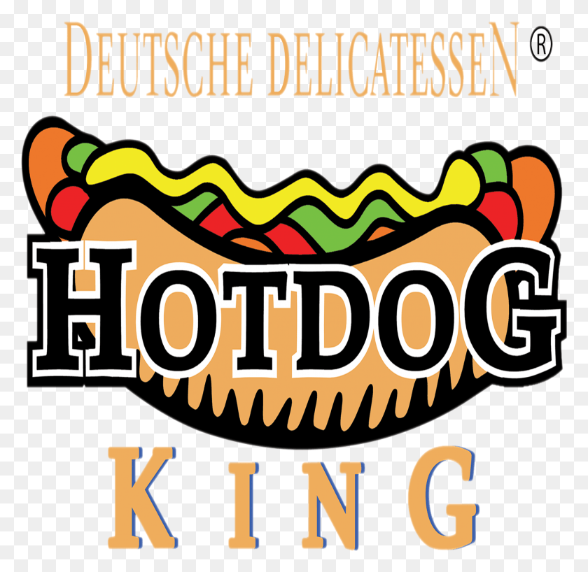 1625x1580 Hotdog King Logo, Text, Food, Hot Dog HD PNG Download