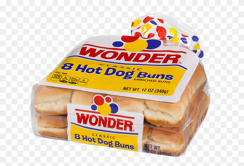 633x512 Hotdog Wonder Bread Transparent, Food, Burger, Bread Loaf HD PNG Download