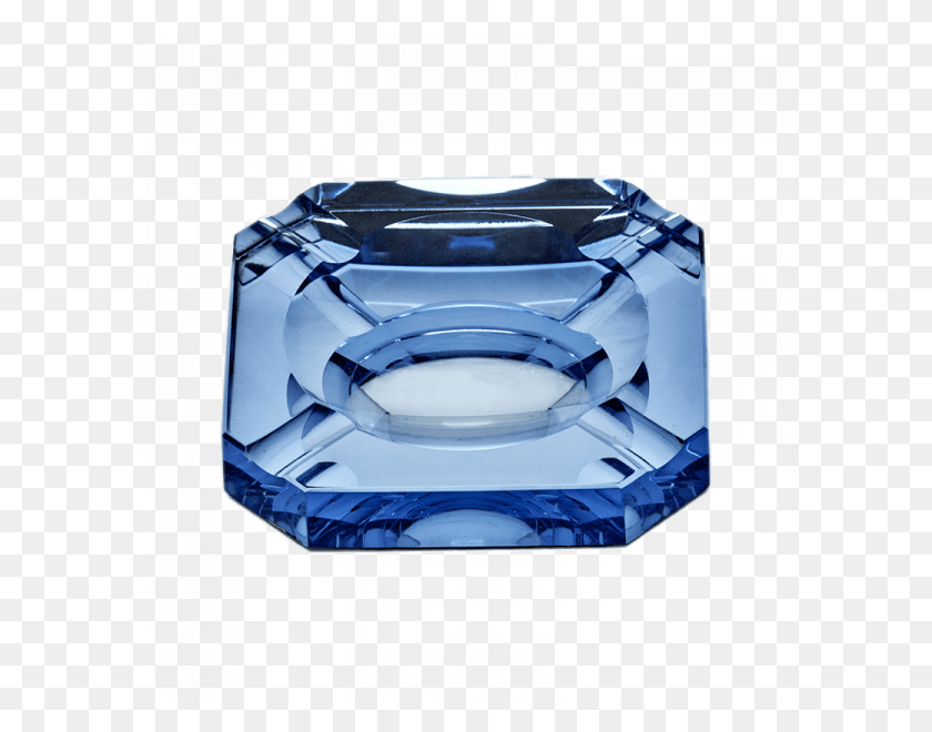 600x600 Hotel Grand Amour Small Blue Vintage Mirrored Glass Crystal, Ashtray, Ring, Jewelry HD PNG Download