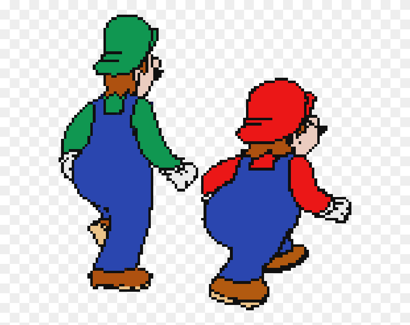 600x605 Hotel Mario Mario Luigi Clip Art Male Human Behavior Nice Of The Princess To Invite Us Meme, Toy, Hand, Holding Hands HD PNG Download