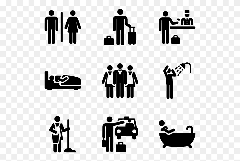 529x505 Hotel Pictograms Buy Icon, Gray, World Of Warcraft HD PNG Download