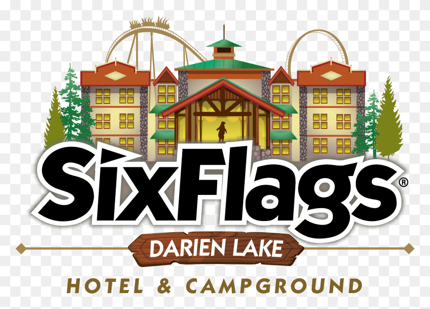 2170x1514 Hotel Xenia Six Flags Darien Lake Logo, Urban, Building, Outdoors HD PNG Download