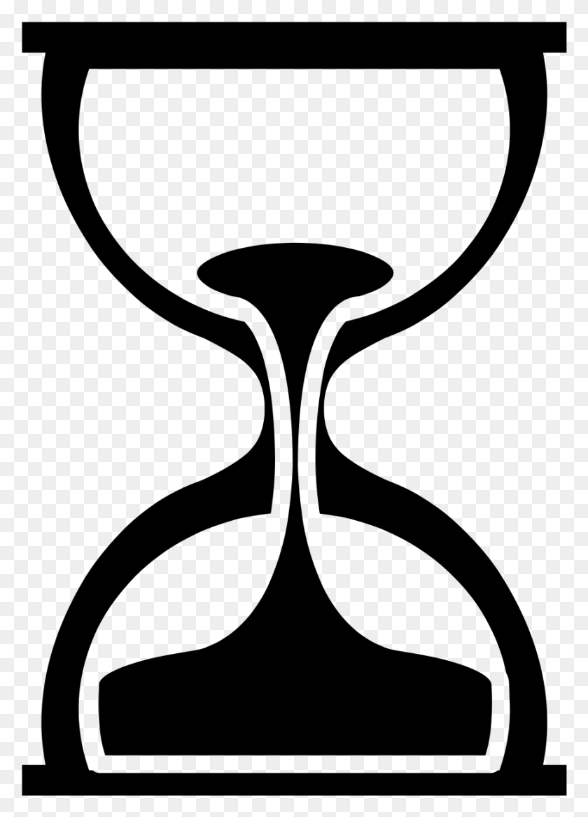 868x1233 Hourglass Clipart Hourglass Shape Silhouette Hour Glass, Gray, World Of Warcraft HD PNG Download