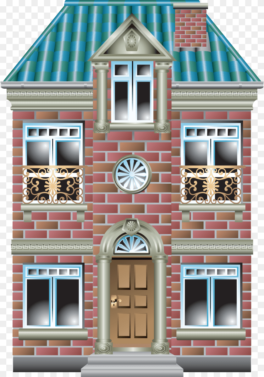 House, Brick, Electrical Device, Switch, Tower Clipart PNG