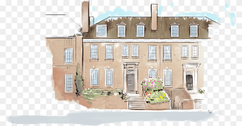 House, Architecture, Neighborhood, Housing, Villa Sticker PNG