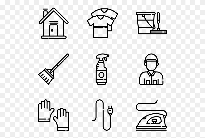 529x505 House Cleaning Pictograms Theatre Icon Vector, Gray, World Of Warcraft HD PNG Download