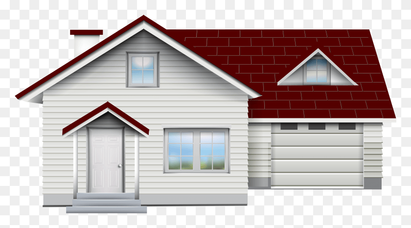 4879x2541 House Clip Art House, Housing, Building, Cottage HD PNG Download
