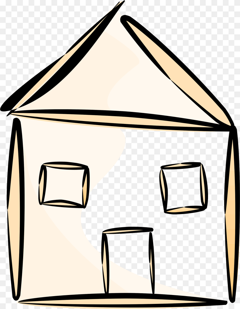 House Clipart, Outdoors, Architecture, Building, Shelter Sticker PNG