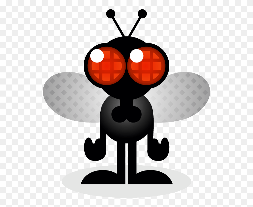 556x626 House Fly Infestation Clip Art, Insect, Invertebrate HD PNG Download