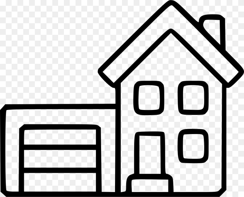 980x792 House Garage Property Apartment Dwelling Cottage Detached House Icon, Indoors, Outdoors Transparent PNG