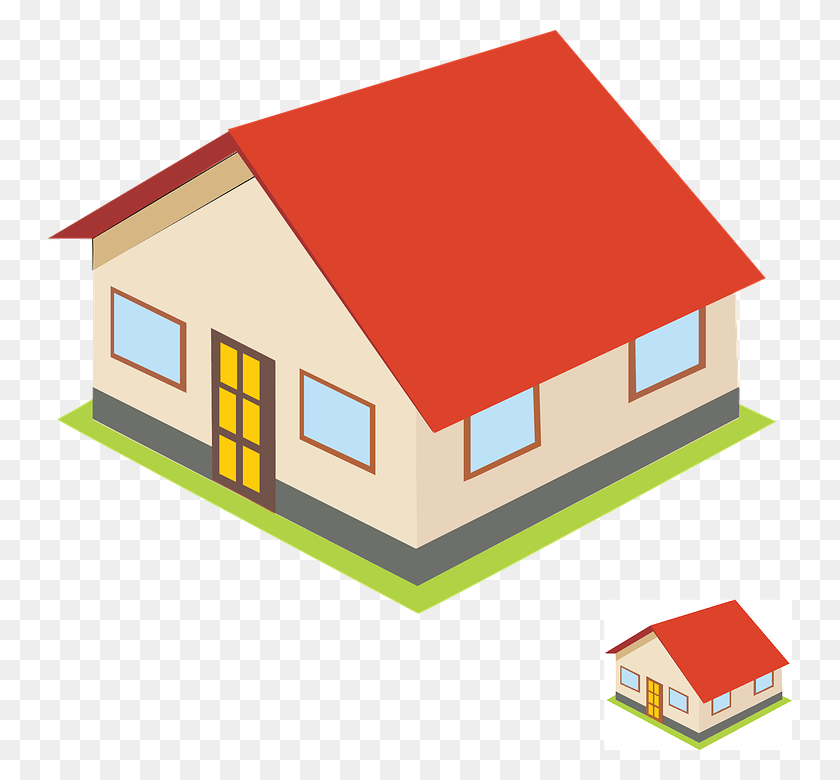 744x720 House House 3d Symbol House Construction Icon 3d House Logo, Housing, Building, Cottage HD PNG Download