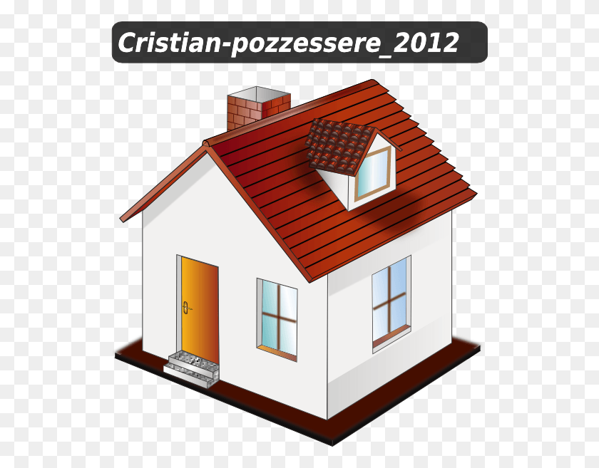 528x597 House Icon Clip Art 3d House Clip Art, Cottage, Housing, Building HD PNG Download
