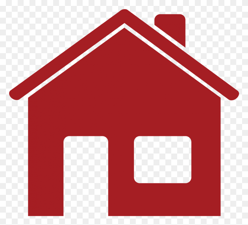 1023x921 House Icon Red House Icon Red, Building, Housing, Outdoors HD PNG Download