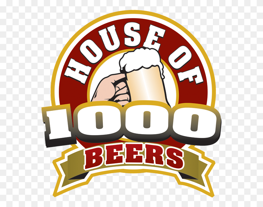 577x599 House Of 1000 Beers Logo House Of 1000 Beers, Word, Food, Text HD PNG Download