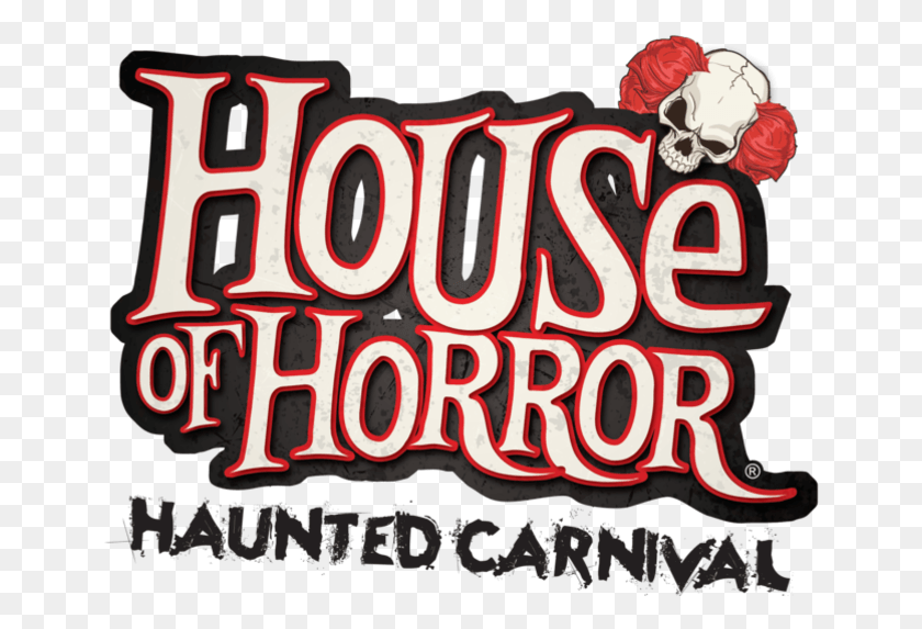 652x513 House Of Horror Haunted Carnival Illustration, Word, Text, Alphabet HD PNG Download