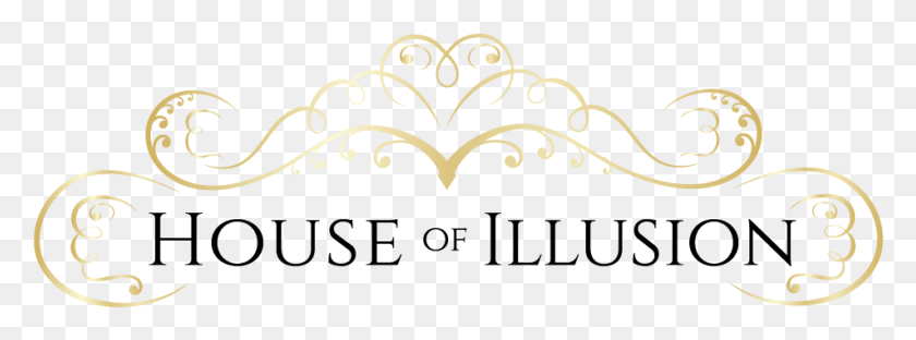 952x308 House Of Illusion House Of Illusion Logo, Graphics, Floral Design HD PNG Download