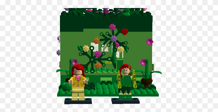 407x374 House Of Poison Ivy Lego Poison Ivy House, Legend Of Zelda, Minecraft, Green HD PNG Download
